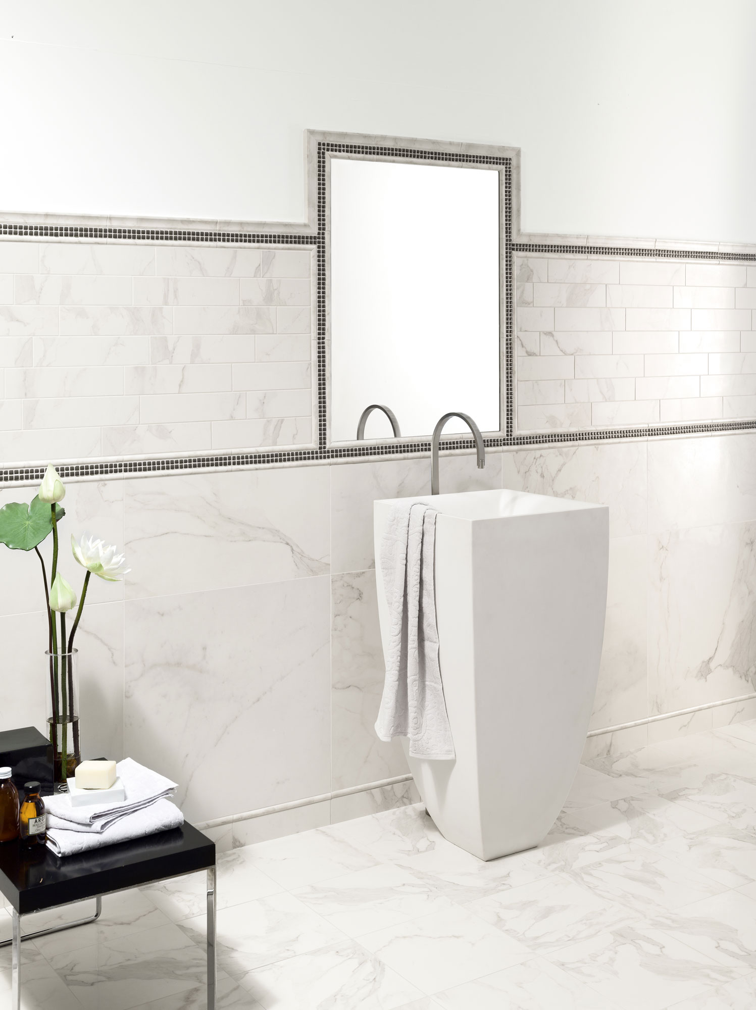 G204020 На стену Calacatta Vi.Mosaico (5х5) - фото 3