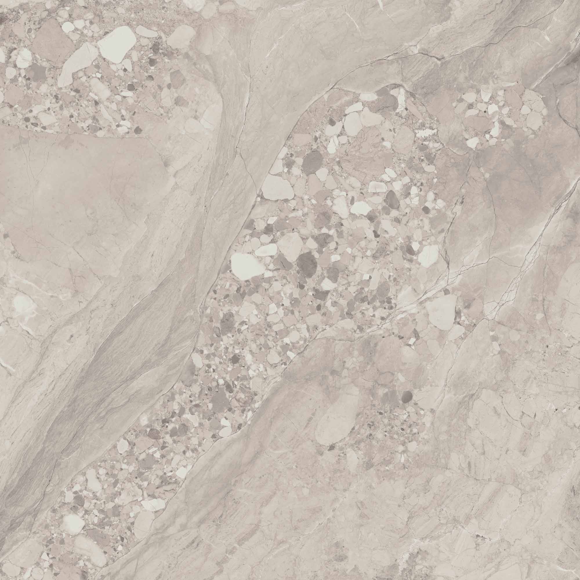 На пол Oceanmist OM01 Light Grey неполированный 80x80 - фото 3