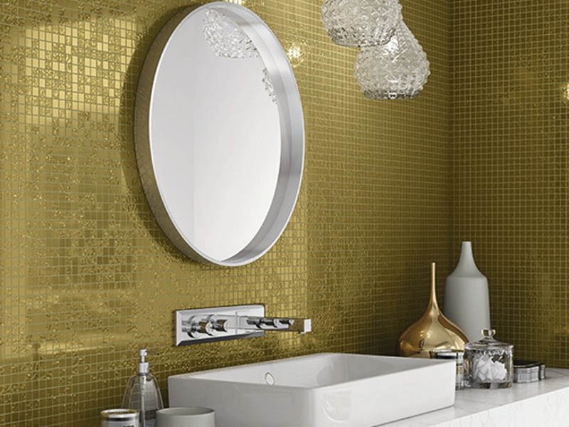 Напольная Золотая мозаика Золото Oro Bianco Fdg 628-1 PR - фото 5