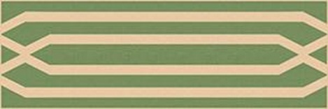 Бордюр Метлахская плитка 155E037F202 ENC37 Ivory (Green) 5x15