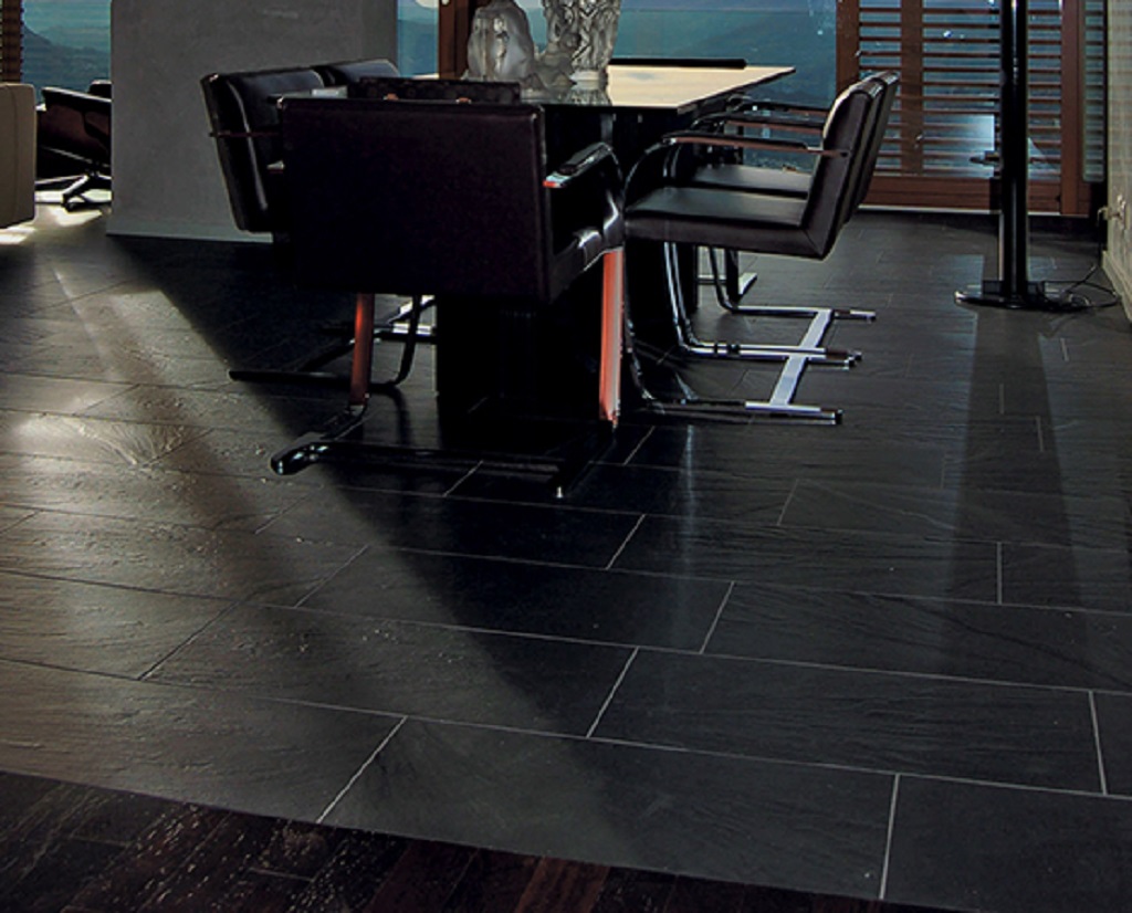 Ступень Lavagna Scalino Nera Levigato 9.5мм 30x33 - фото 9