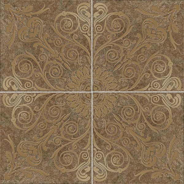 СК010 Панно Dynasty ROSONE LUX RUST 80*80