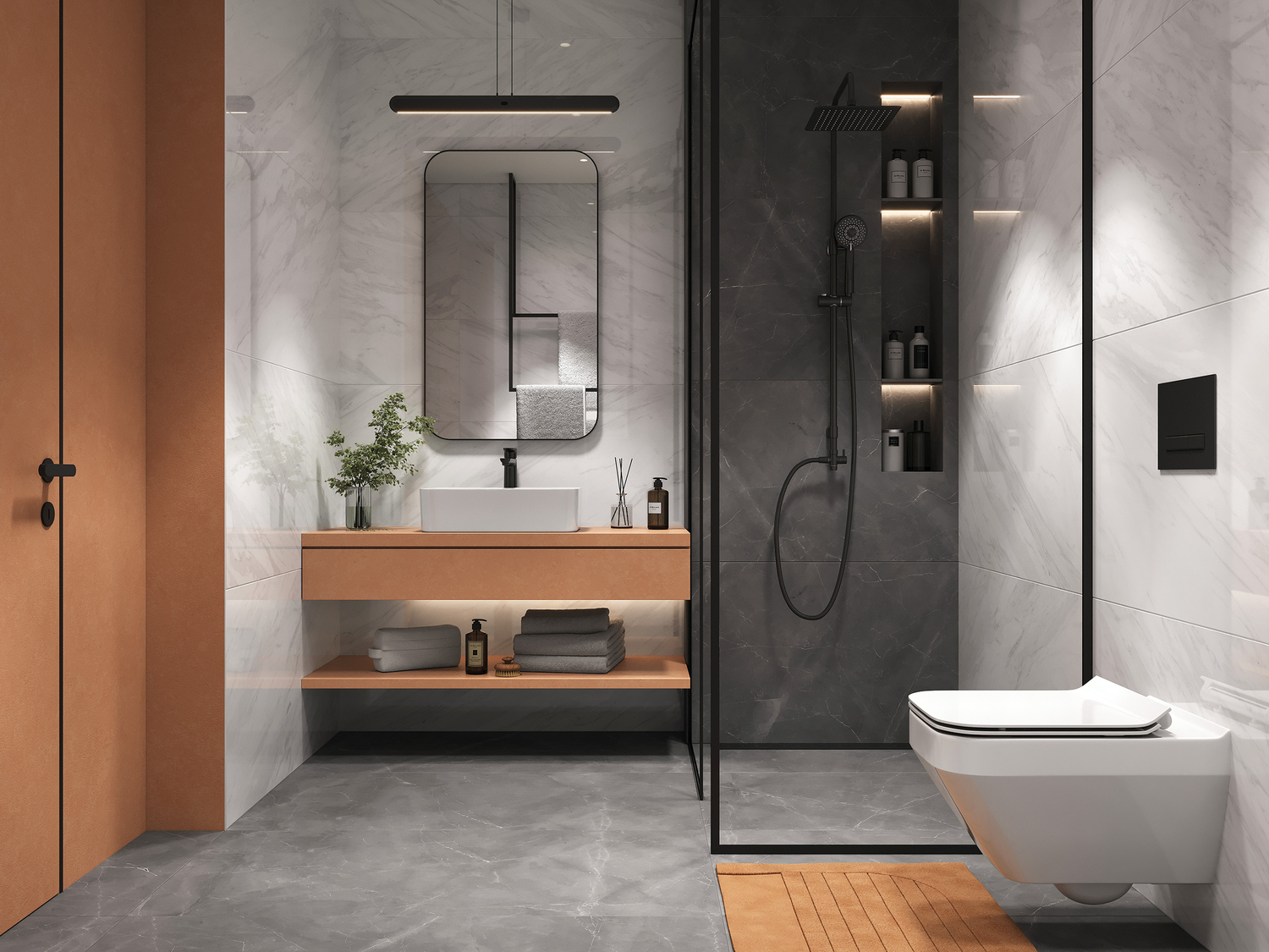 A17120 На пол Classy Marble Полированный белый ректификат 60x120 - фото 10