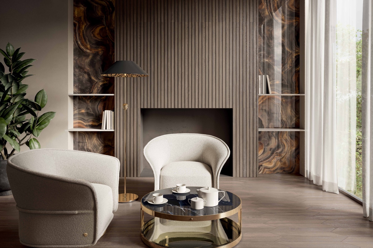 PF60020098 На пол Leatherwood Ebony Nat 3D Rett 8.5mm 20x120 - фото 7