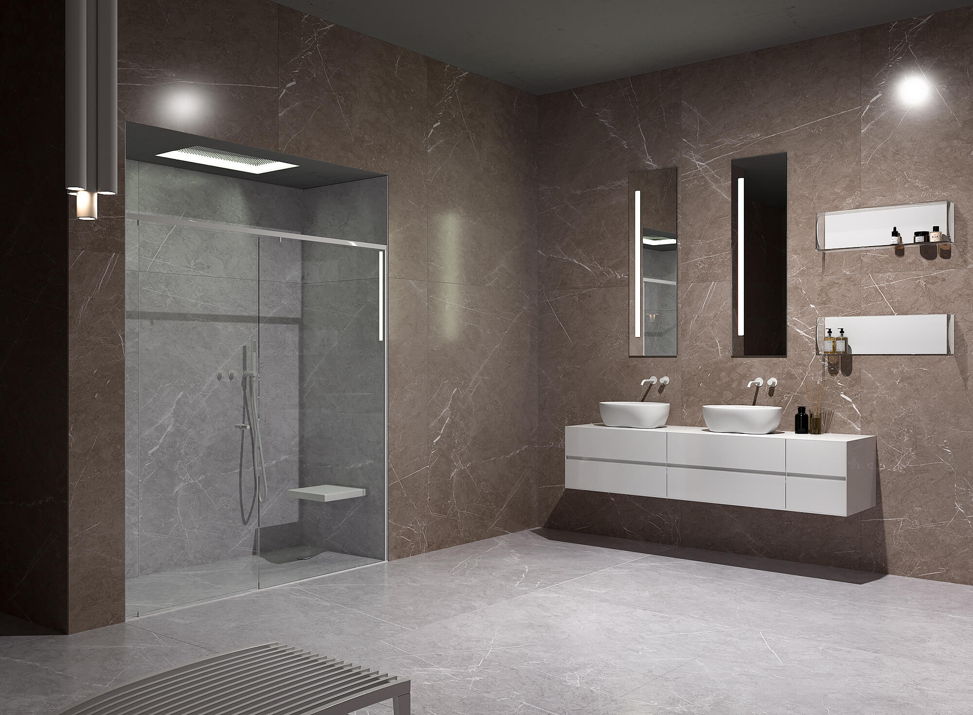 1093 На пол 1XL Slate Nero Mate 180x120 - фото 21