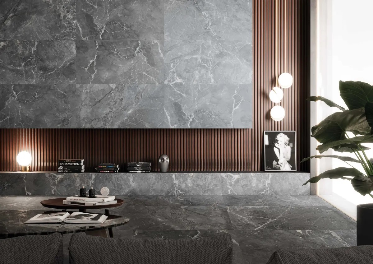 На пол Idyllic Fior Di Bosco Grey Honed - фото 42