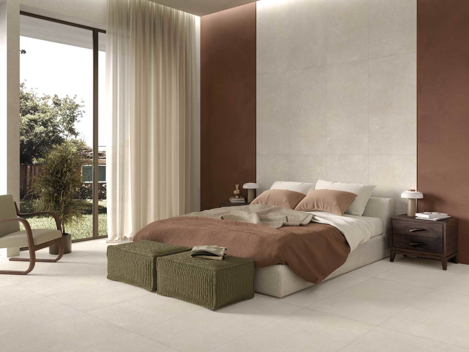 304333 На пол Serica Ivory Rett 120x120 - фото 9