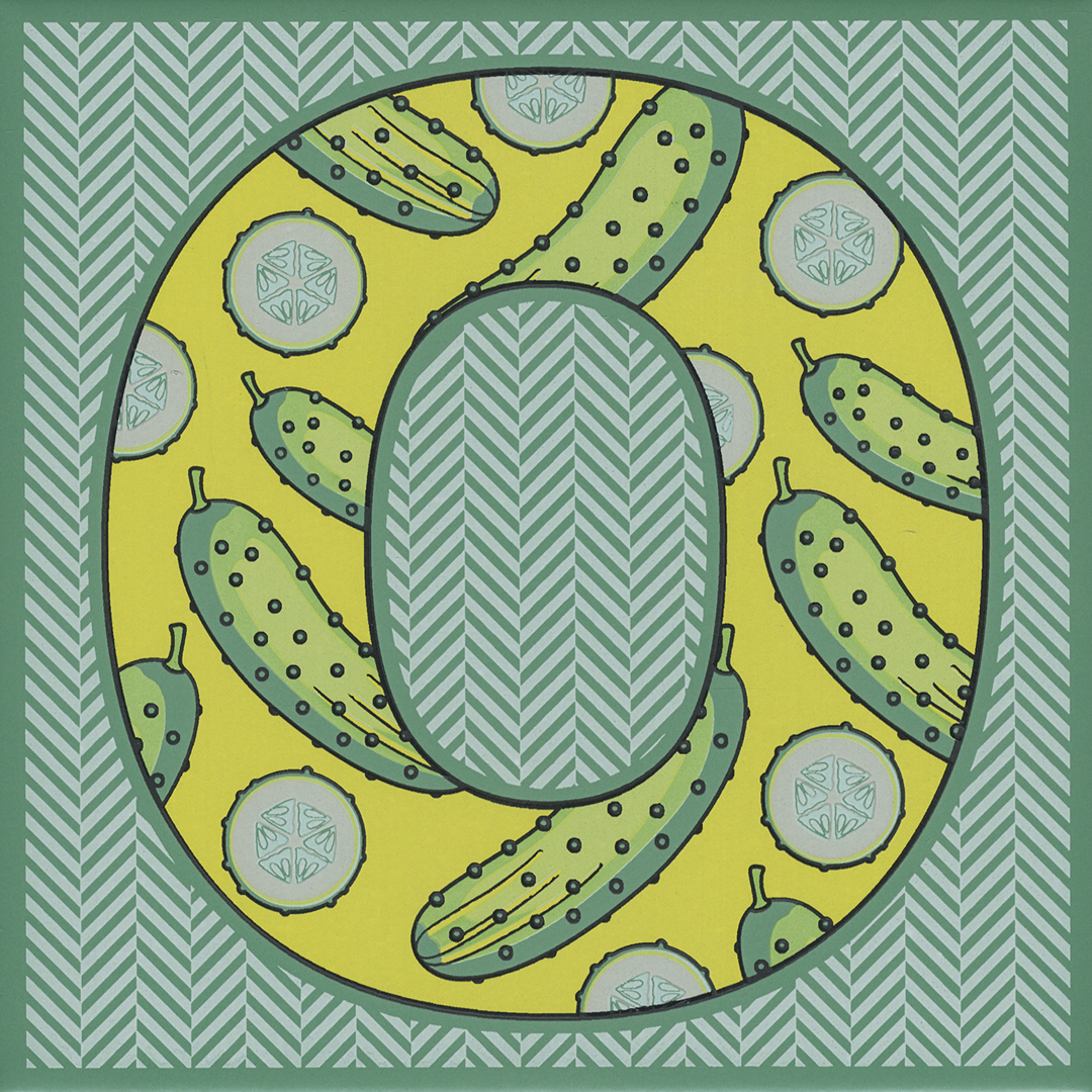 HGD/A545/5278 Декор Сад-огород Огурец Матовый