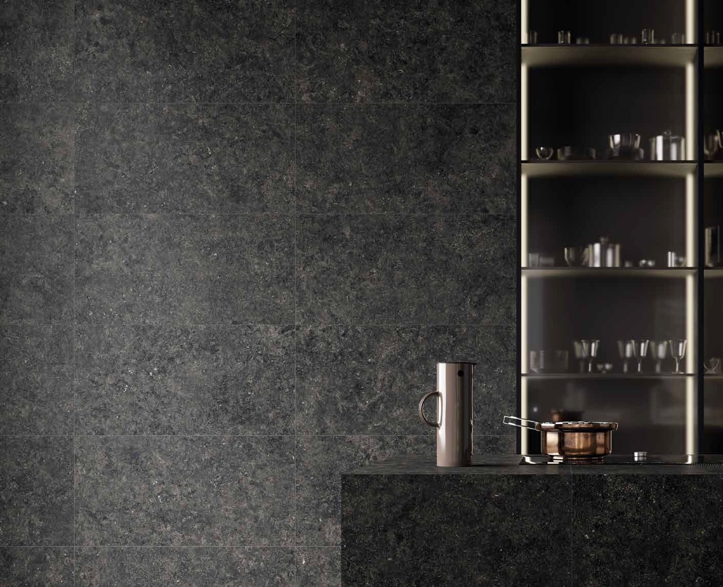 610015000424 На пол Room Floor Project Блэк Стоун 60x120 Патинированный и Реттифицированный - фото 18