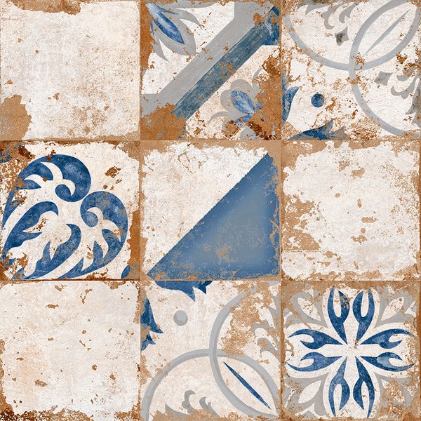 На пол Memory Azul Satin 58x58