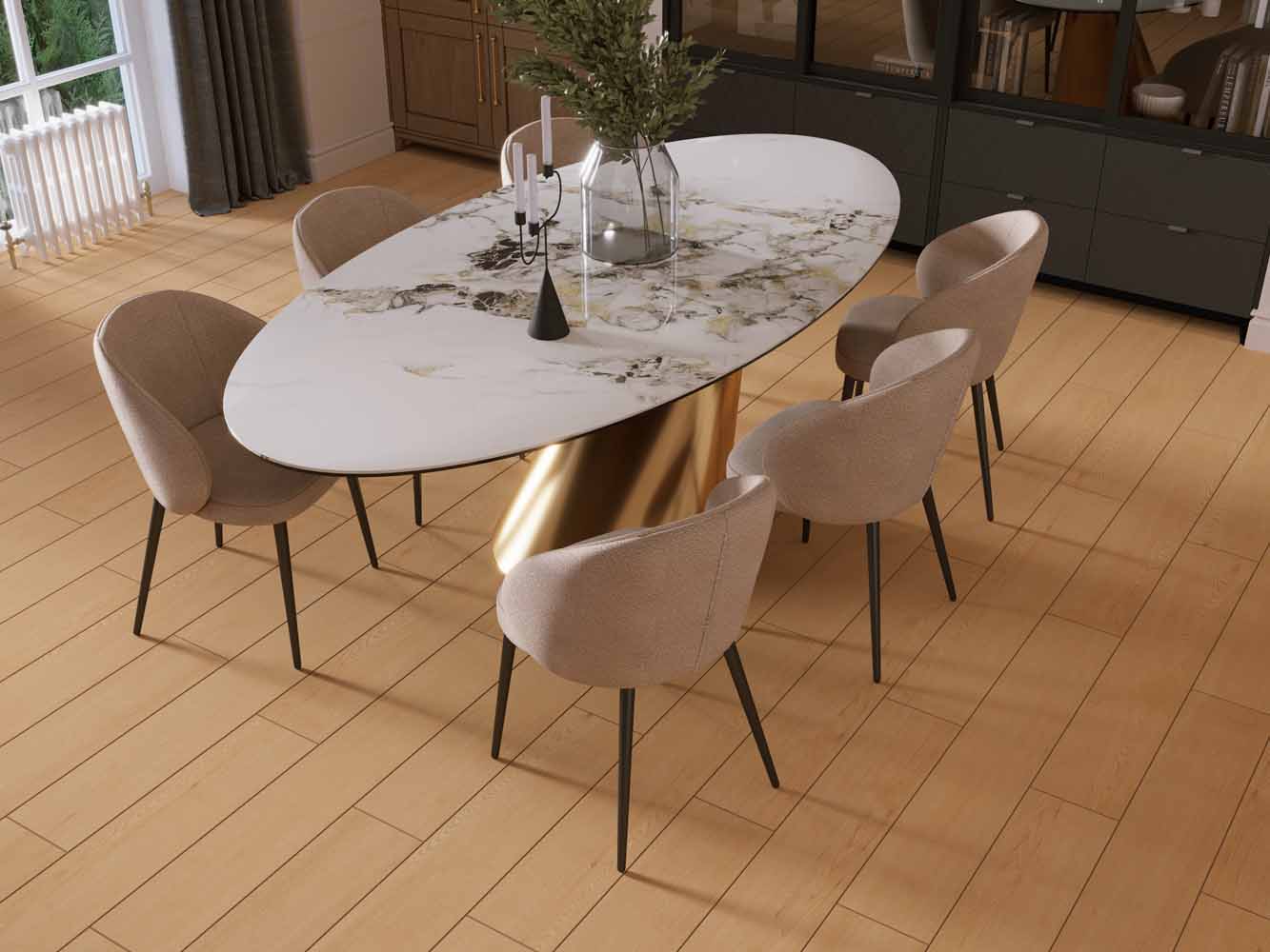 Mosaic/CW02_NR/25x28,5/Hexagon Декор Classic Wood CW02 Dark Grey Hexagon Неполированный 28.5x25 - фото 11