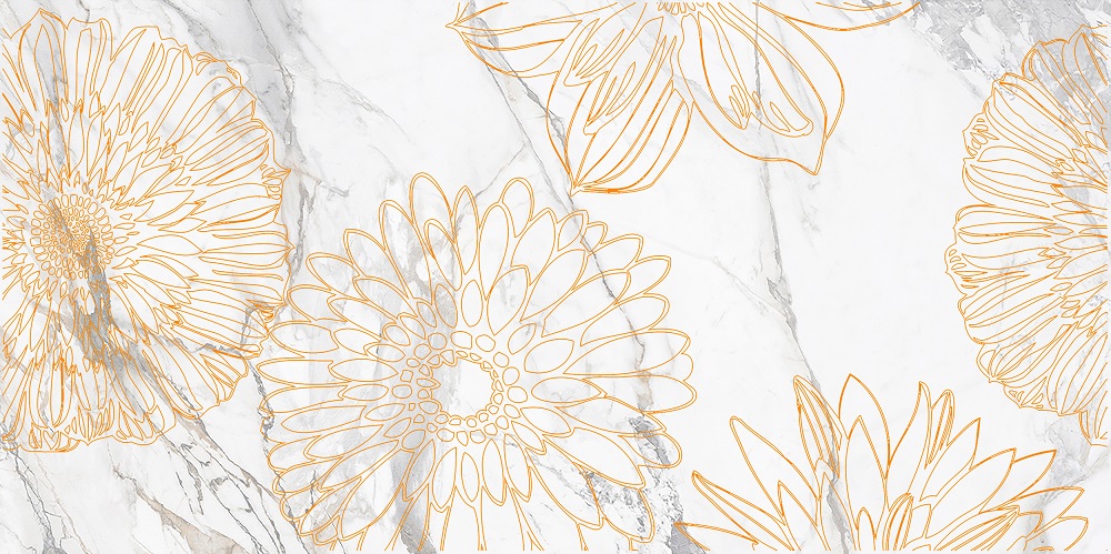 Декор Briere D Flower Белый 2 - фото 9