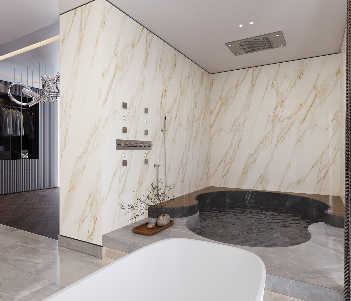 NTT3603C На пол Atlas Home Calacatta Empire 120x280 - фото 53