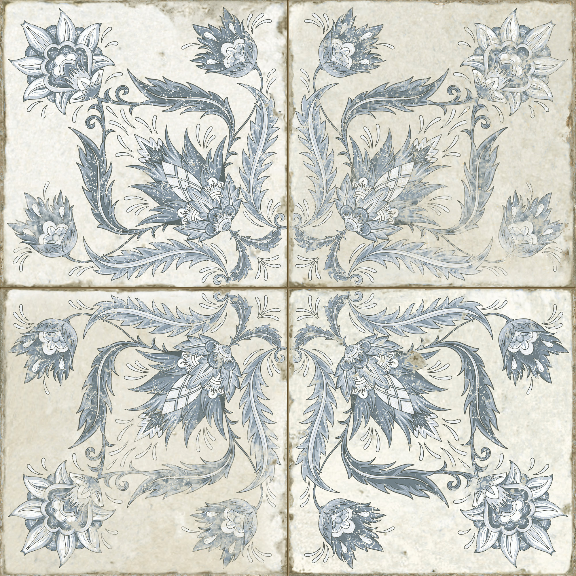 26171 На пол FS Ivy Blue 45x45