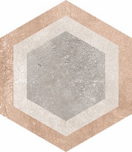 Декор Rift Hexagono Bushmills Multicolor 23x266