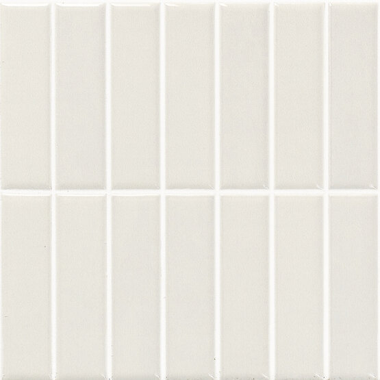 A040919 На стену Mud Incision White 20x20