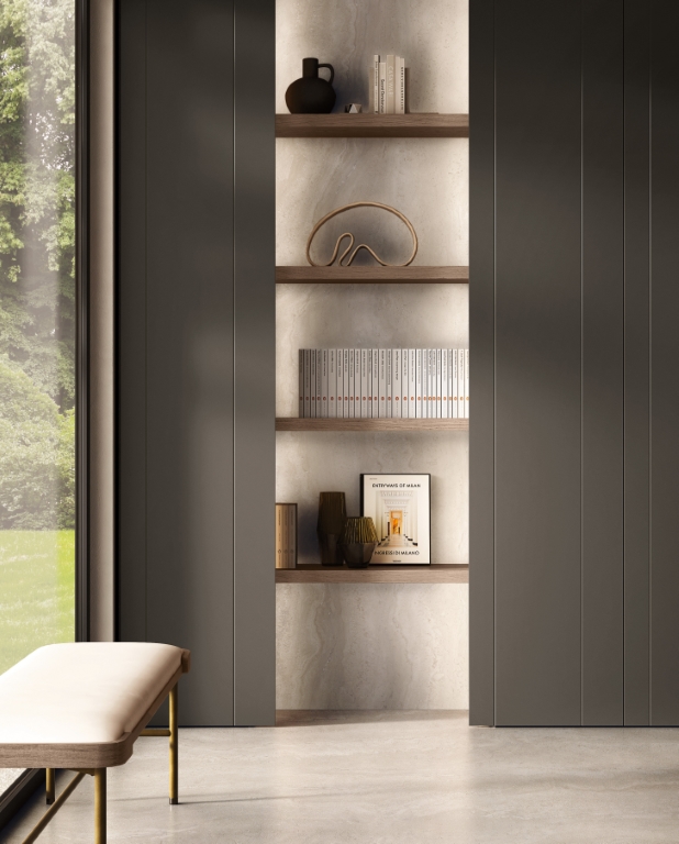 781136 На пол Authentic Luxe Pearl Travertine Matte 6mm 60x120 - фото 33