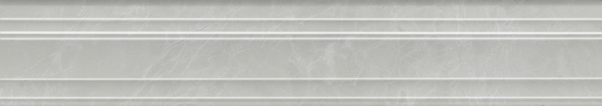 BLF023R Бордюр Монте Тиберио Багет серый глянцевый обрезной 40x7.3x2.7 - фото 2