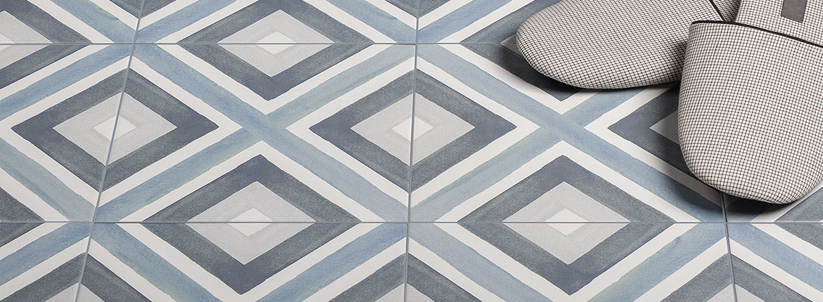 На пол Artisan Blue 19.8x19.8 - фото 11