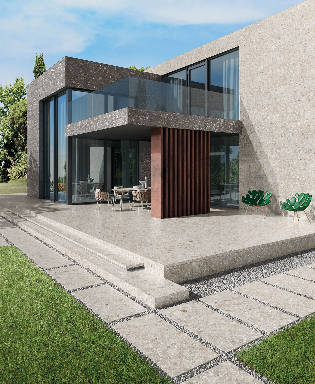 На пол Ceppo Di Gres Grigio Rett 60х120 - фото 8