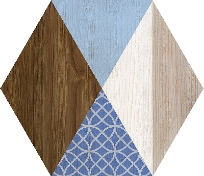 На пол Art Deco Hexa Mix (15 вариаций) - фото 2