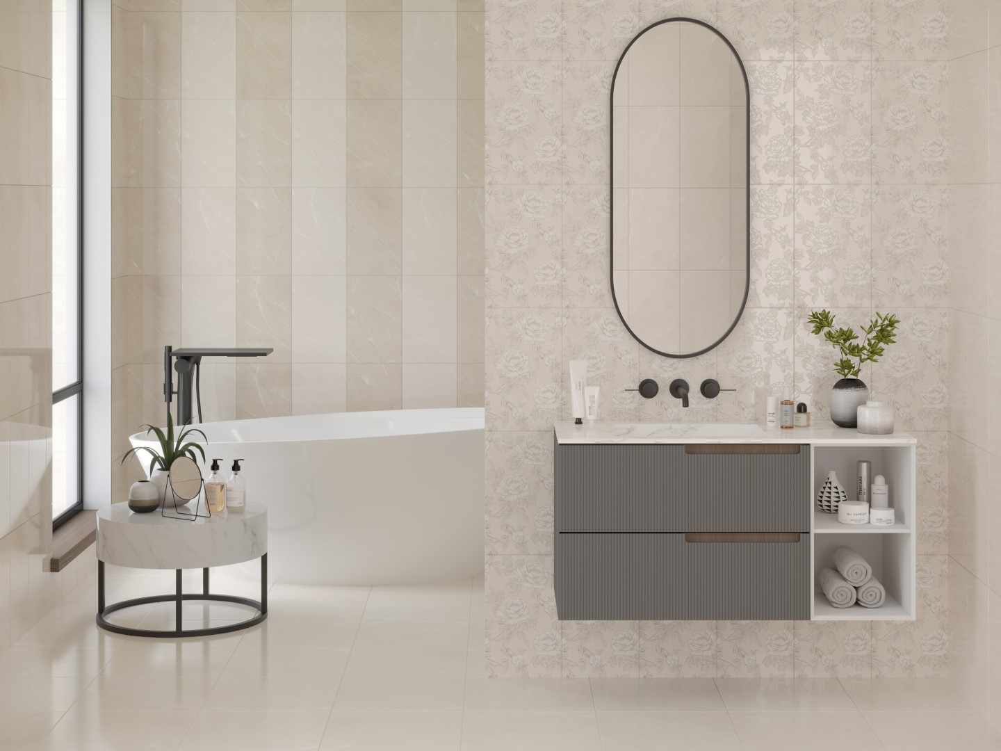 010400001037 Напольный Гармония Бежевый 01 400х400 - фото 4