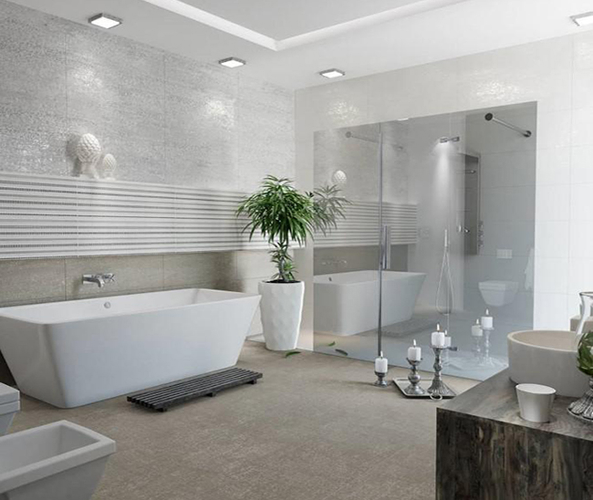 На пол Meridien Silver 44.7*44.7 - фото 2