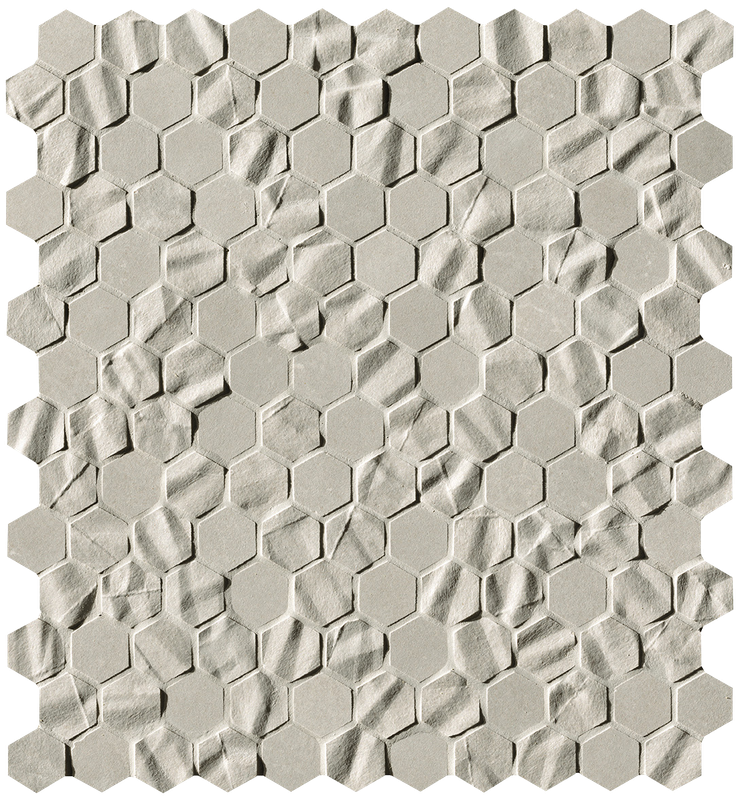 fOYY На стену Bloom Grey Star Esagono Mosaico 29.5x32.5