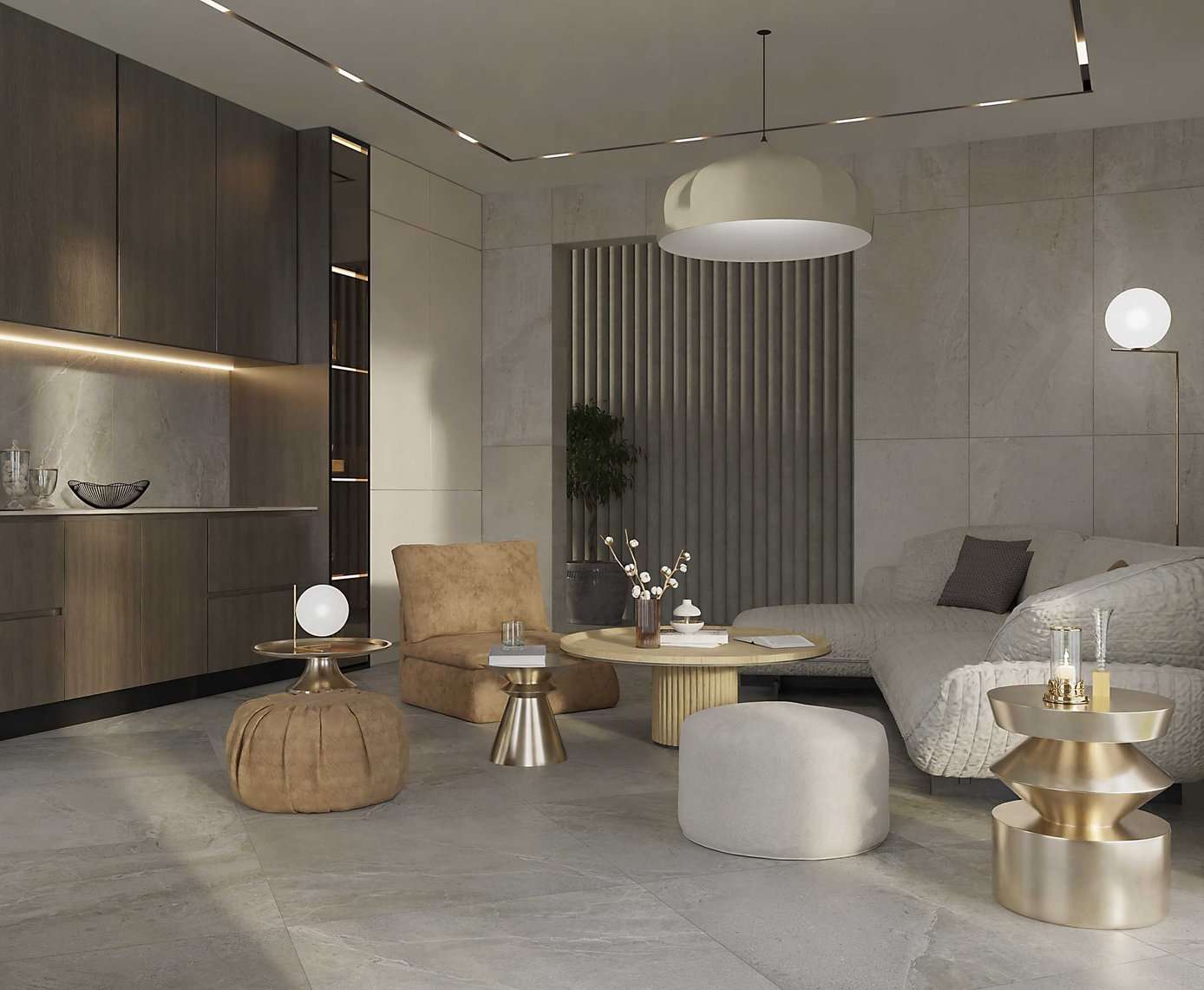 KA00/NS_R9/60x120x10R/GW На пол Kailas KA00 Ivory 120x60 Неполированный - фото 13