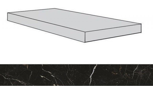 620070001794 Ступень Allure Imperial Black Scalino Angolare Dx Lap 33x80
