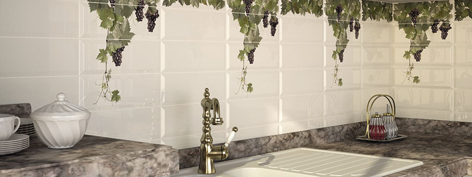 На стену Tempranillo Crema Brillo Bisel 10x30 - фото 5