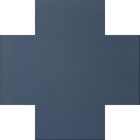 На пол Метлахская плитка 070CRBEF Cross 7 Dark Blue BEF 7x7