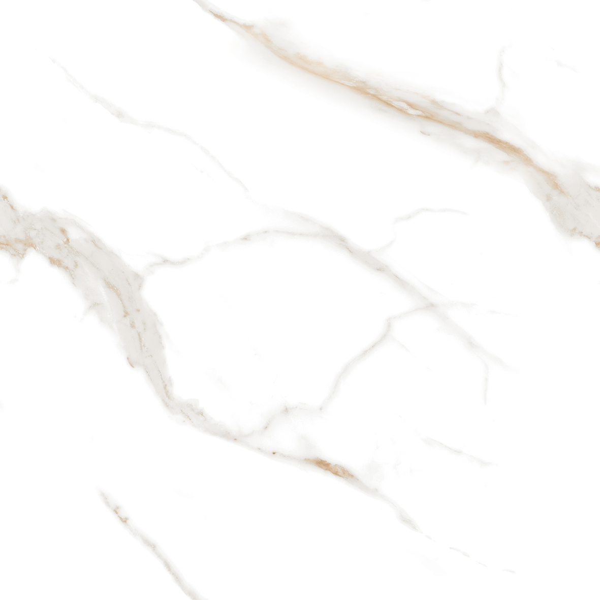 На пол Calacatta Sharp Gold Белый Полированный 80х80 - фото 4