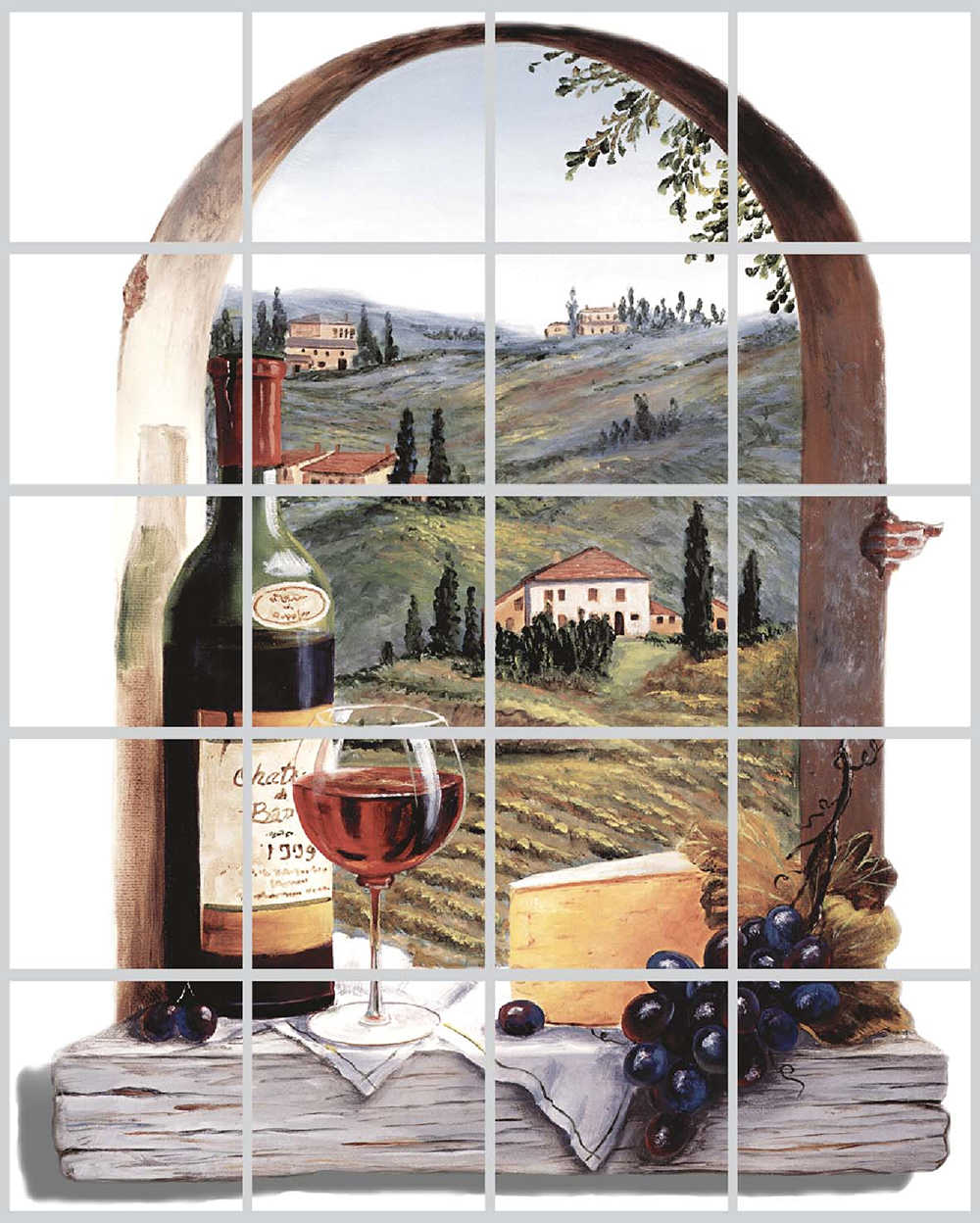 Панно Arch Arch панно из 20-ти плиток