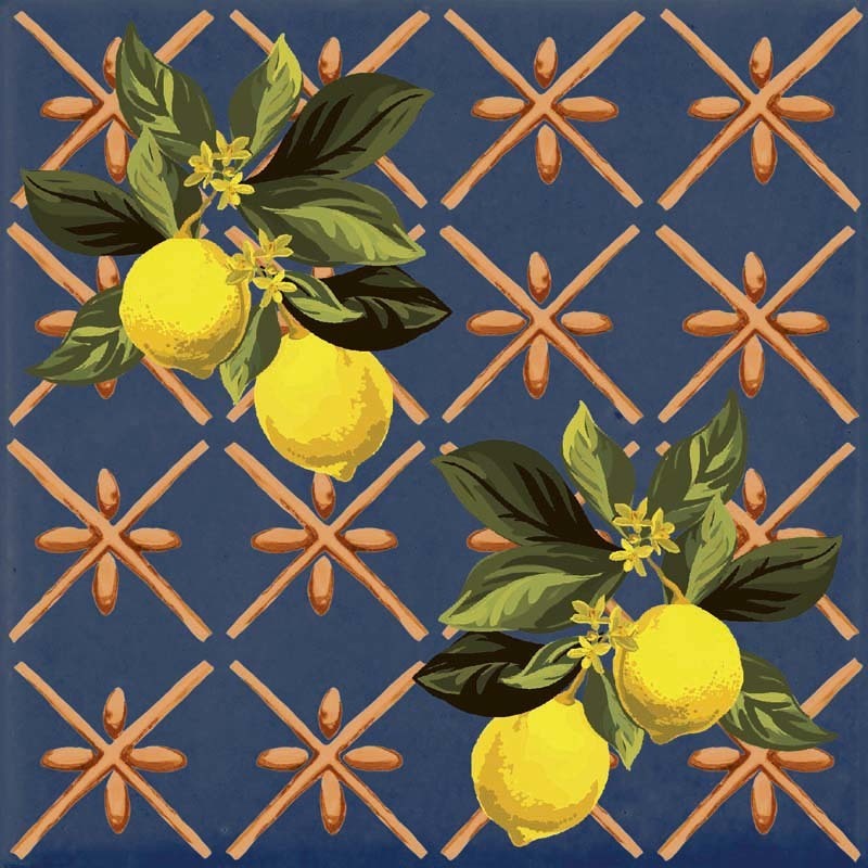 Декор Vita Giardino Blu mix luc - фото 8