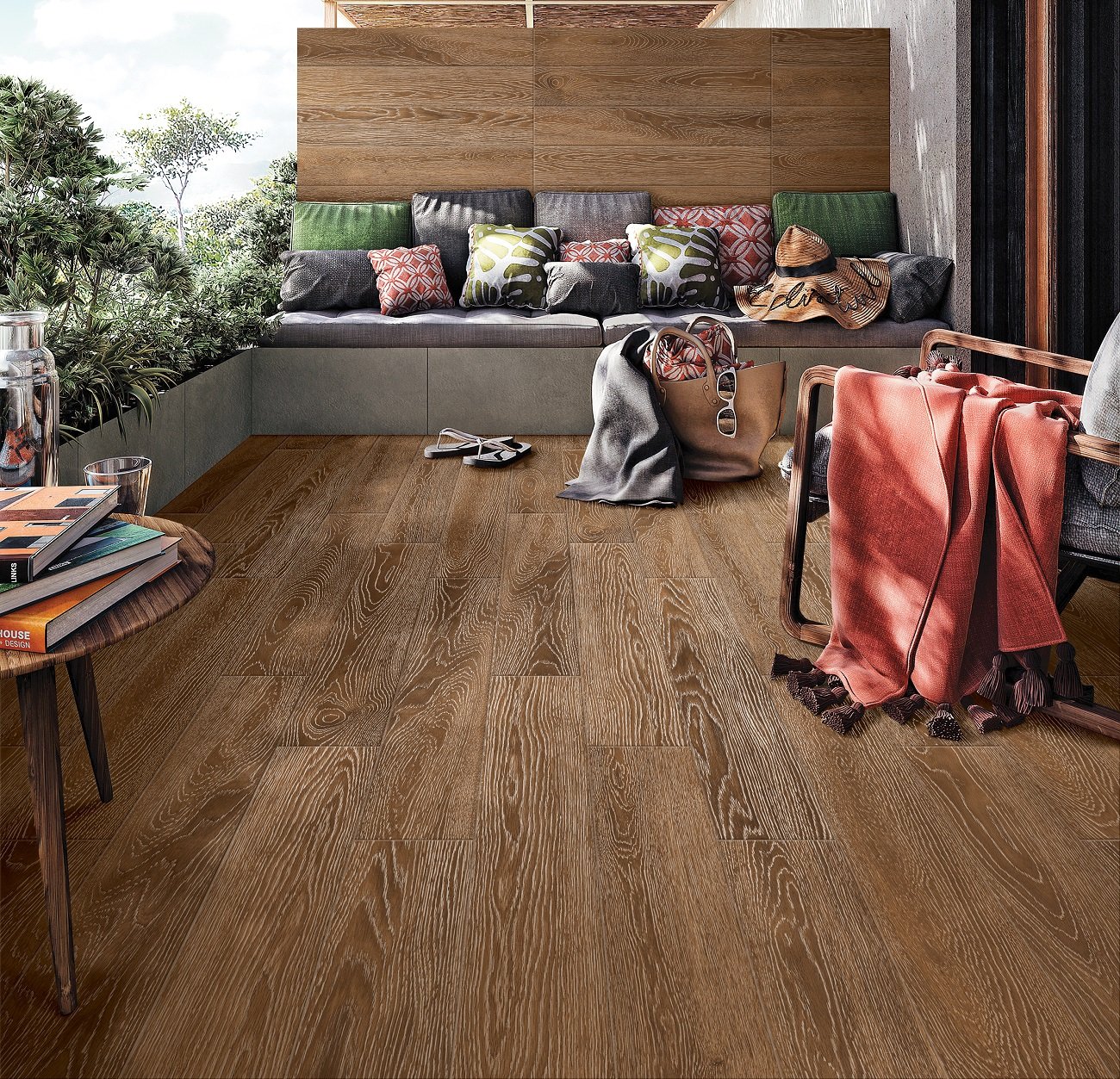 На пол Soft Teak Carving 20х120 - фото 11