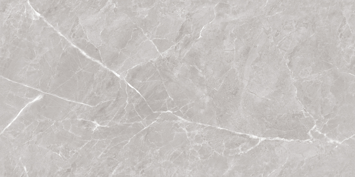 На пол Mramor Chic Silver Серый Полированный 60х120 - фото 3