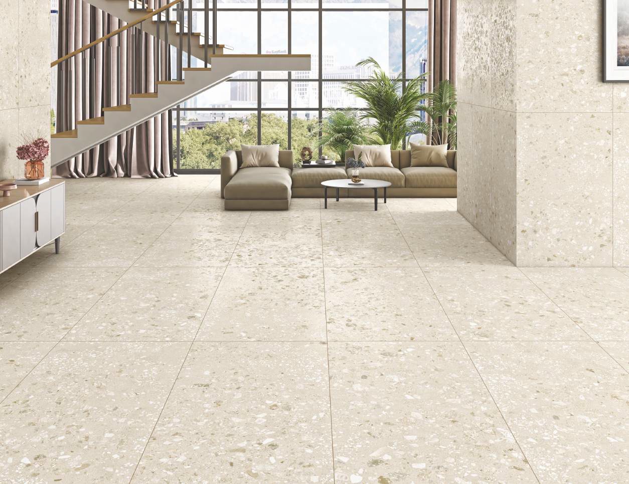 На пол Granolith Smoke Matt 60x120 - фото 9