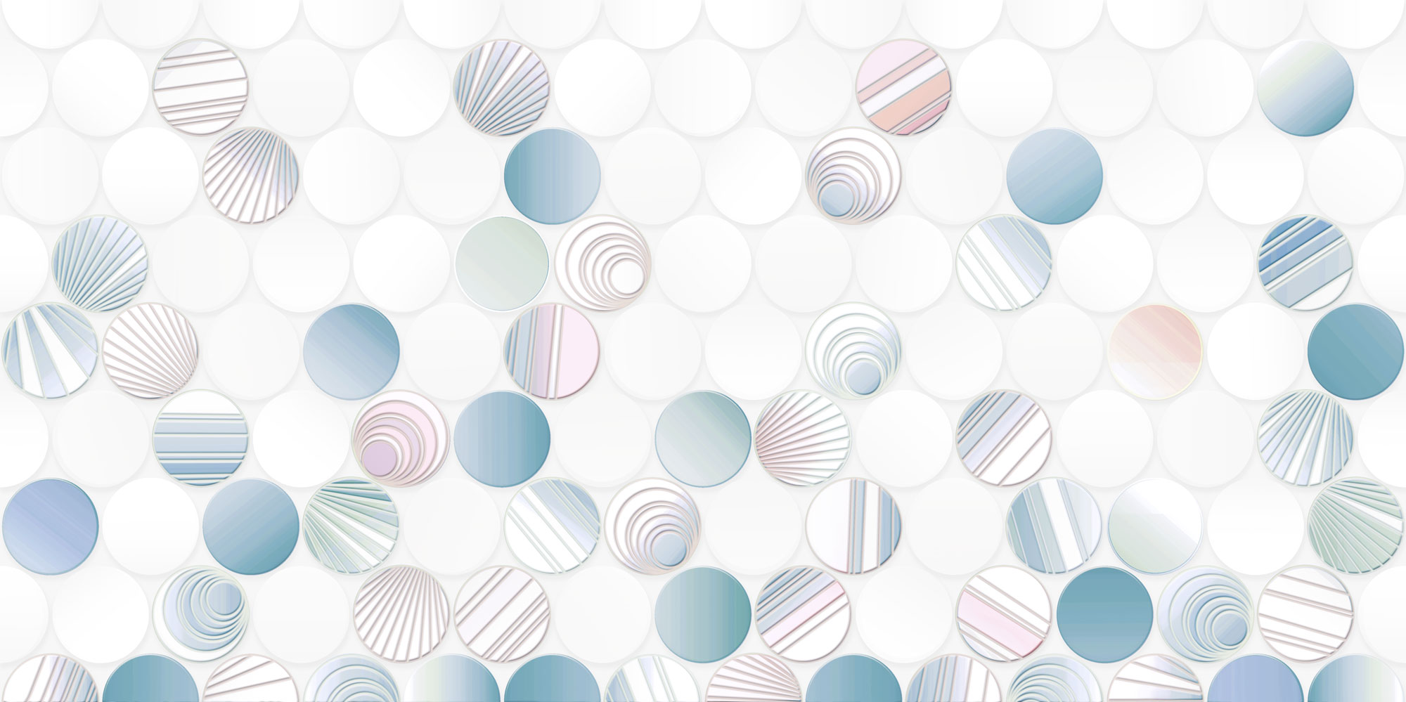 TWU09BOL006 На стену Bolle Бело-синий