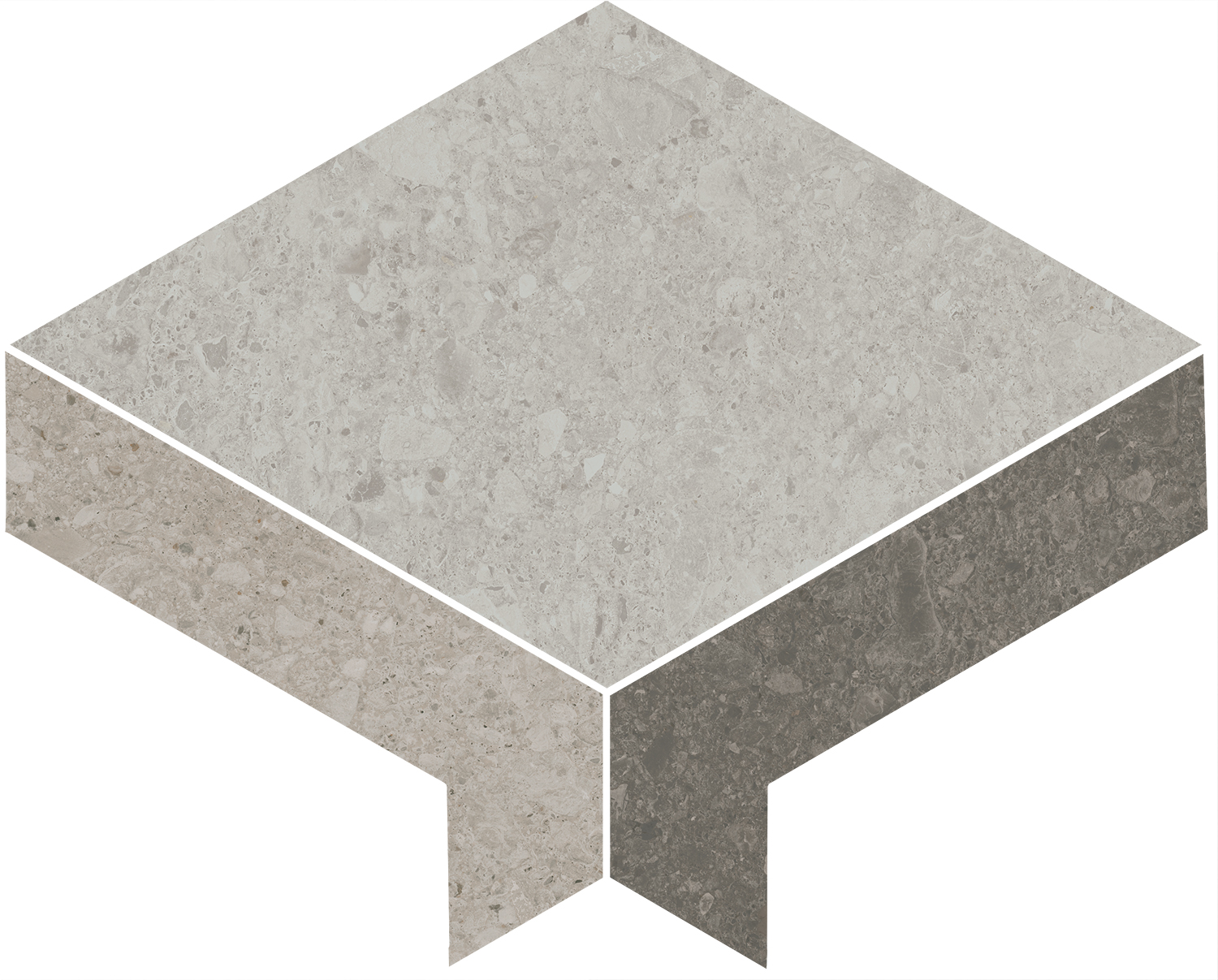 ID171 Декор Чеппо ди Гре 2 наборный матовый обрезной 30x24x0.9 - фото 4