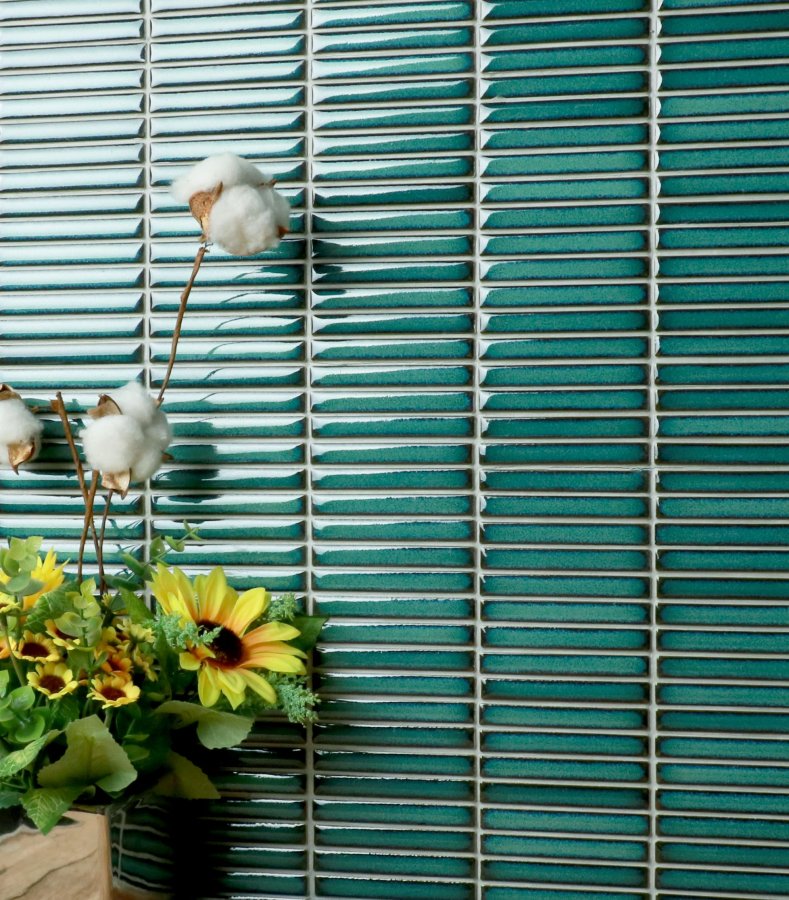 На стену Керамическая мозаика Round midnight blue - фото 6