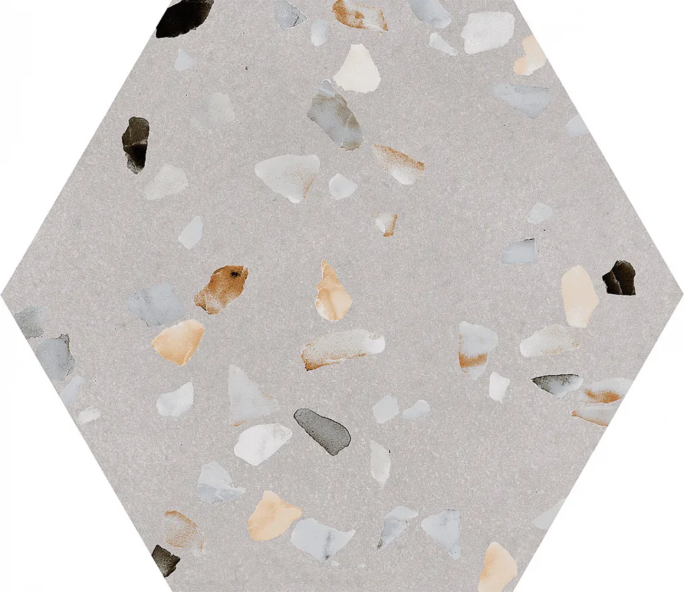 015.122.0408.10382 На пол Doria Hex.Greige Матовый - фото 3