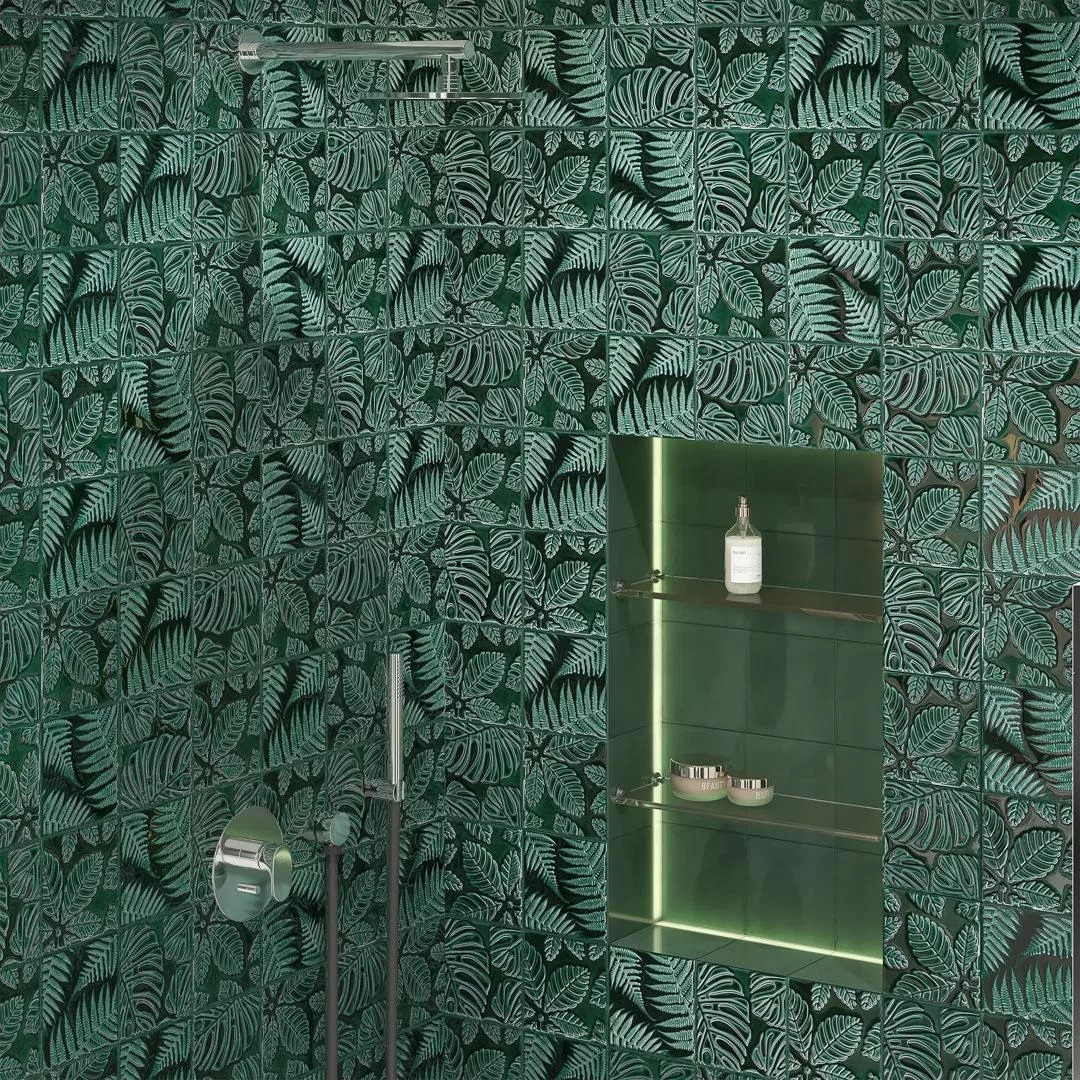 17070 На стену Сантана Зеленая Темная Глянцевая - фото 11