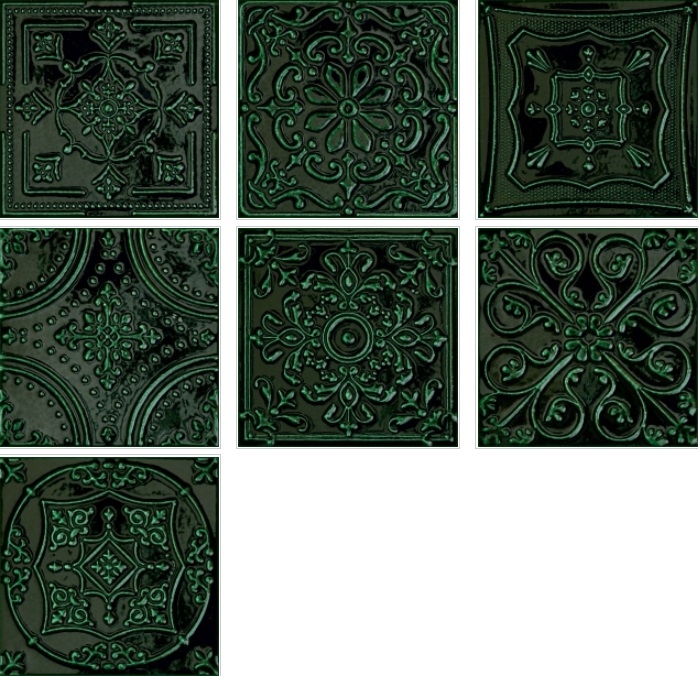 DS-01-235-0148-0148-1-007 Декор Tinta D- Green - фото 8
