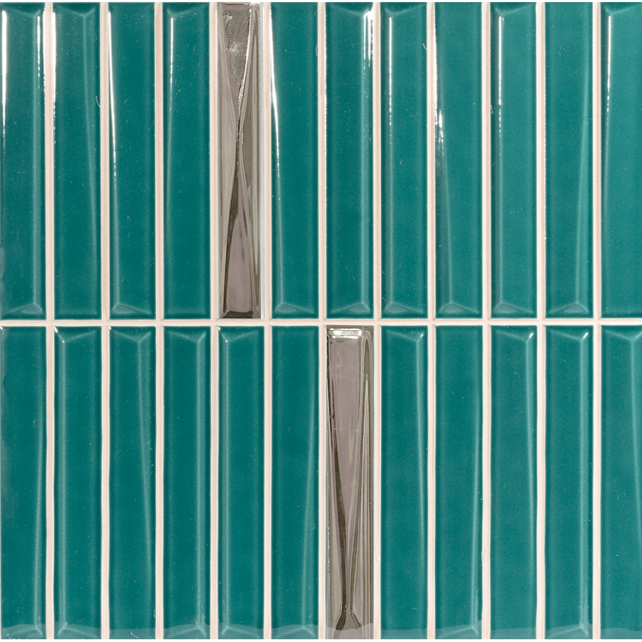 Декор Melody Decor Turquoise Silver 20x20