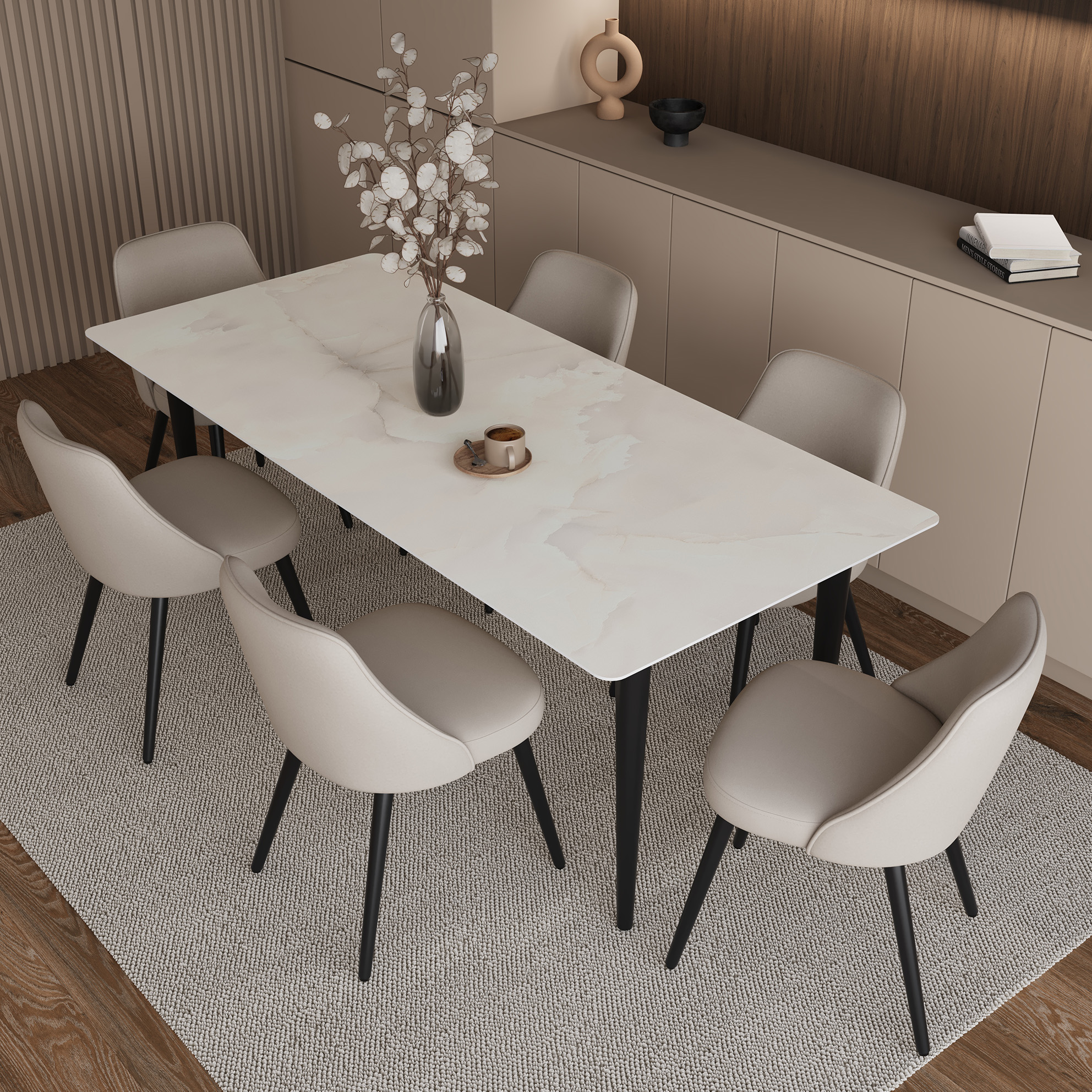 На пол Matt Fancy Antracite Texture 1600х3200х12 - фото 32