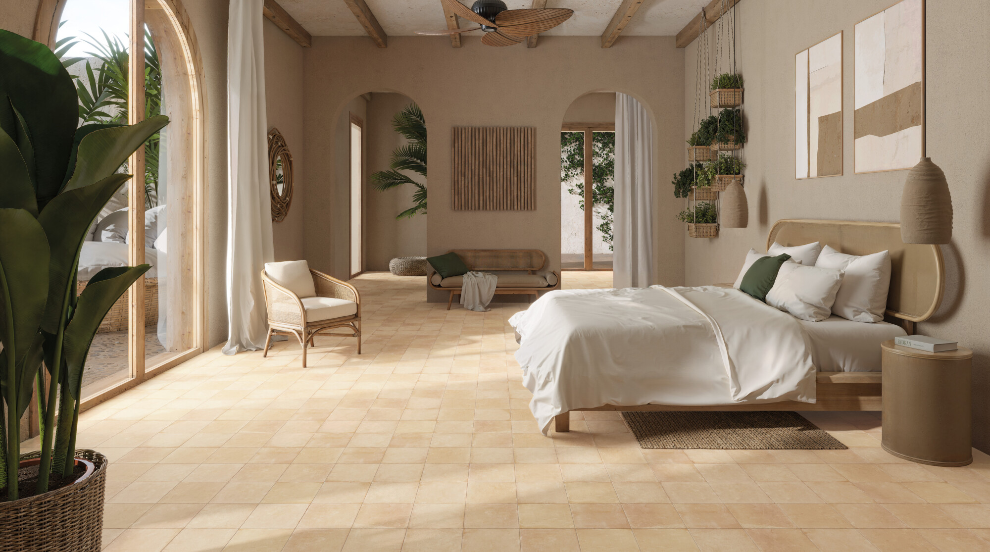 40457 На пол Pangea Chocolate Flower LT 22.3x22.3 - фото 17