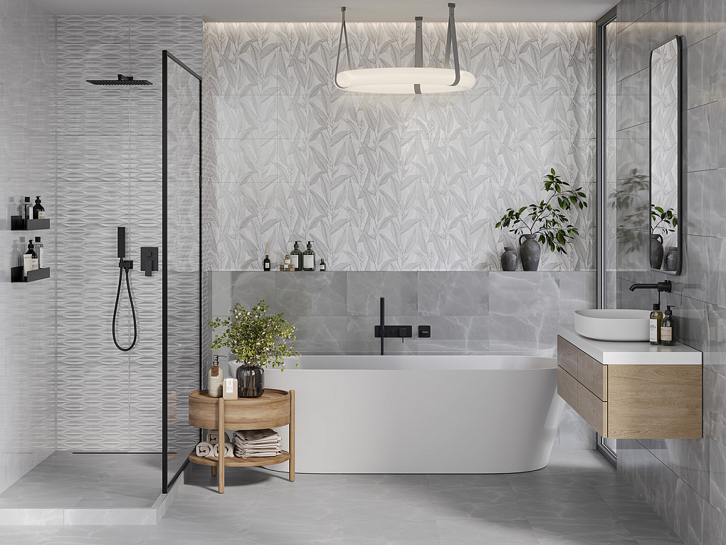 010100001552 На стену Эдем Серый низ 04 25x40 - фото 9