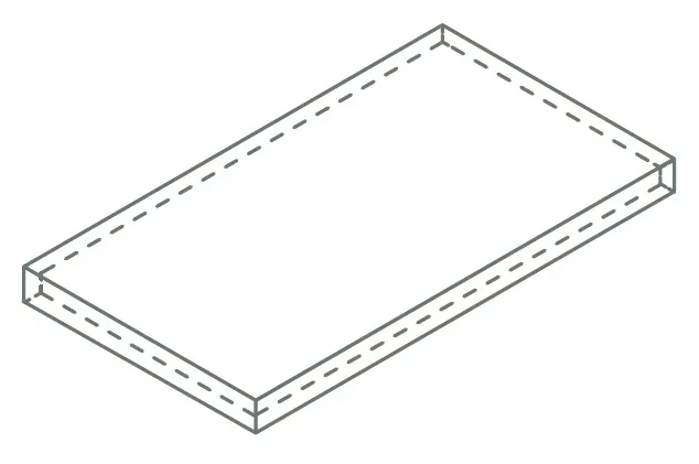620070003310 Ступень Аура X2 Классик Нордик Угловая Левая 33x120