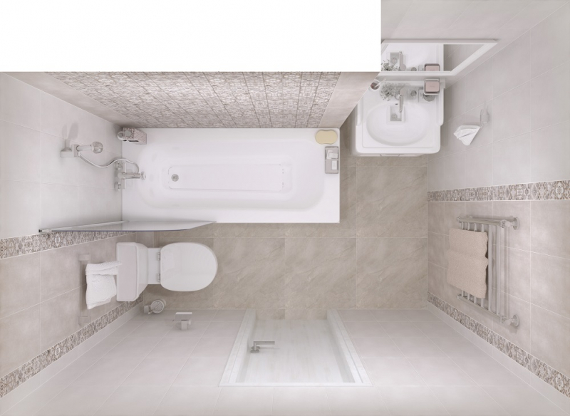 TWU09BIR007 На стену Birma Серая Мозаика Рельефная - фото 8